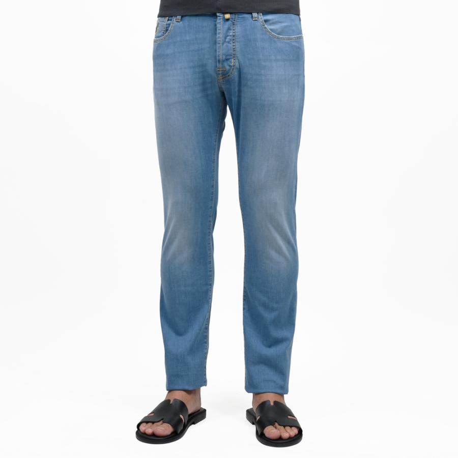 JACOB COHEN（ヤコブコーエン）BARDバード Resort Collection ウォッシュドコットンストレッチスリムテーパードデニム 226-52477 53065024052の画像