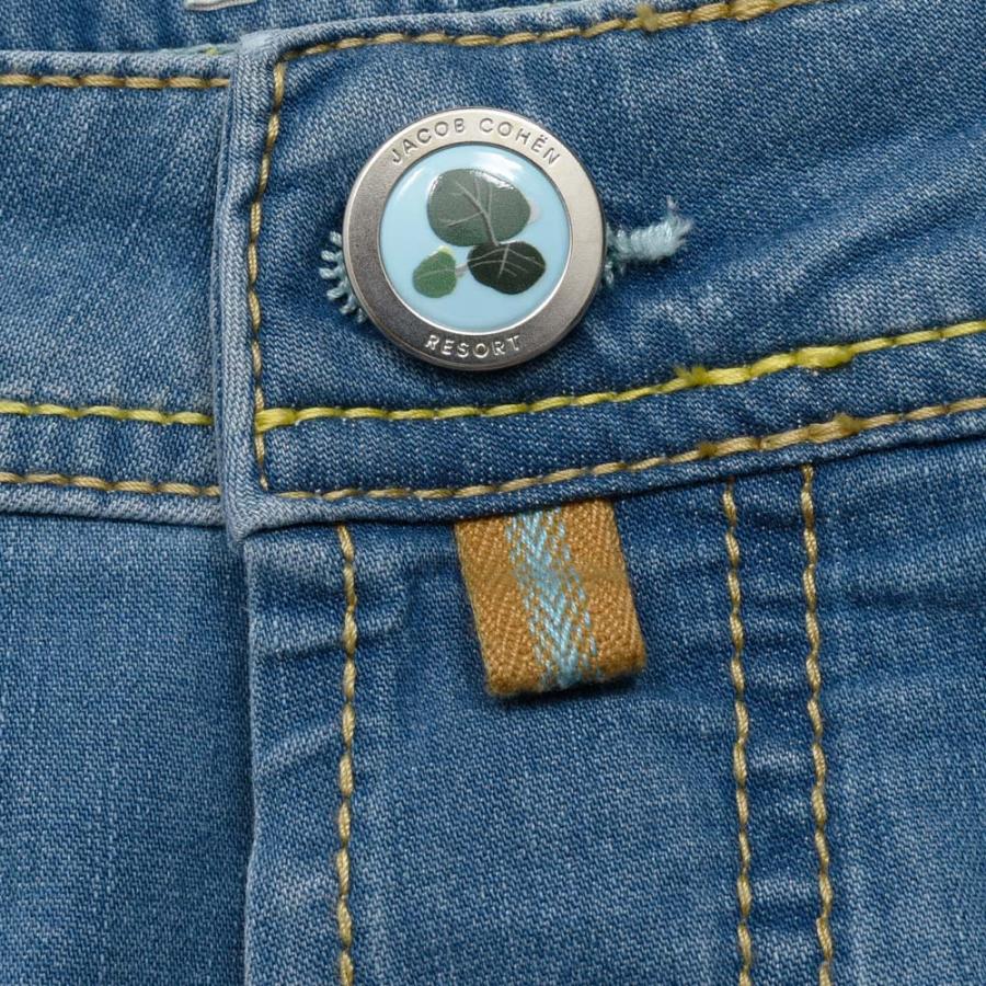 JACOB COHEN（ヤコブコーエン）BARDバード Resort Collection ウォッシュドコットンストレッチスリムテーパードデニム 226-52477 53065024052の画像