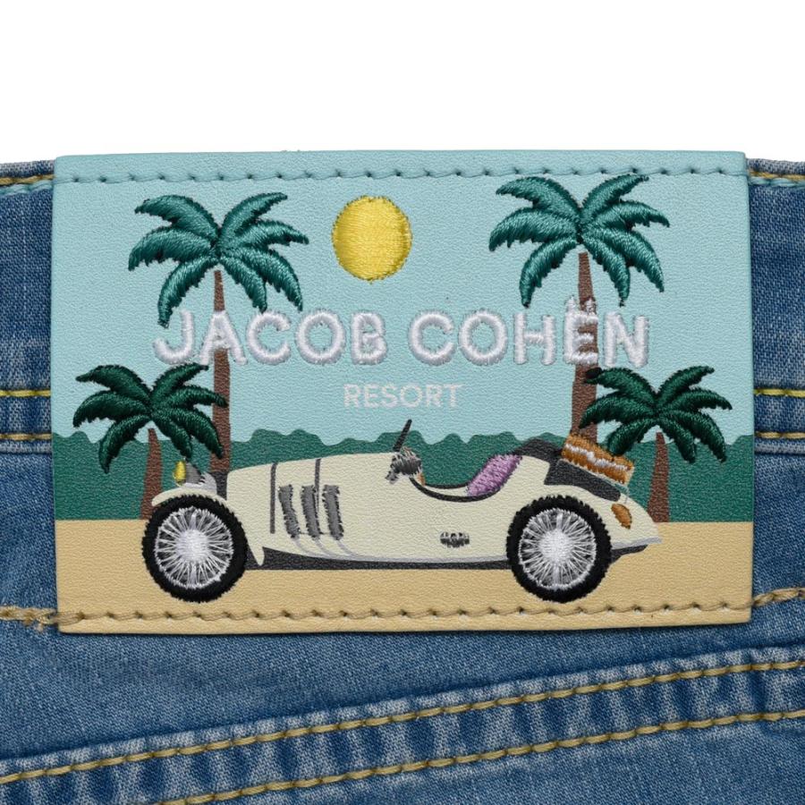 JACOB COHEN（ヤコブコーエン）BARDバード Resort Collection ウォッシュドコットンストレッチスリムテーパードデニム 226-52477 53065024052の画像