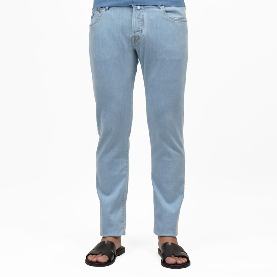 JACOB COHEN（ヤコブコーエン）NICKニック ヴィンテージウォッシュコットンストレッチスリムテーパードデニム 226-32299 53065037052の画像