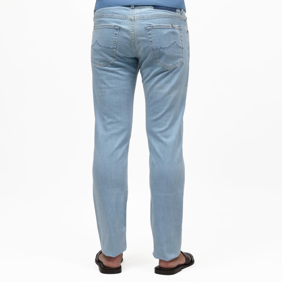 JACOB COHEN（ヤコブコーエン）NICKニック ヴィンテージウォッシュコットンストレッチスリムテーパードデニム 226-32299 53065037052の画像