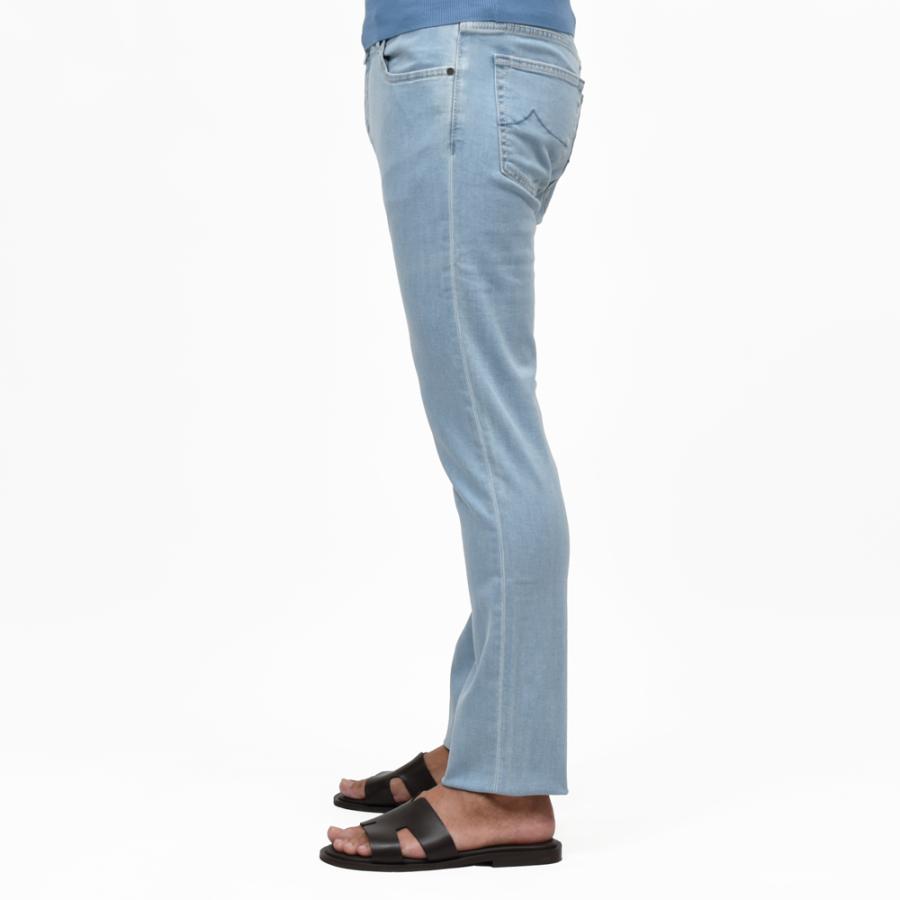 JACOB COHEN（ヤコブコーエン）NICKニック ヴィンテージウォッシュコットンストレッチスリムテーパードデニム 226-32299 53065037052の画像