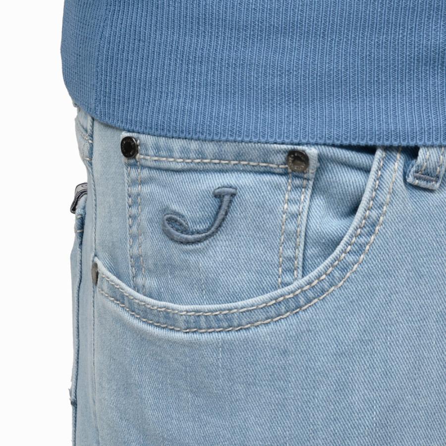JACOB COHEN（ヤコブコーエン）NICKニック ヴィンテージウォッシュコットンストレッチスリムテーパードデニム 226-32299 53065037052の画像