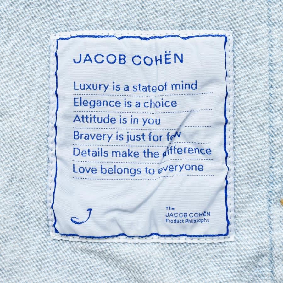 JACOB COHEN（ヤコブ コーエン）ウォッシュドデニムトラッカージャケット 226-31805 54055007052の画像