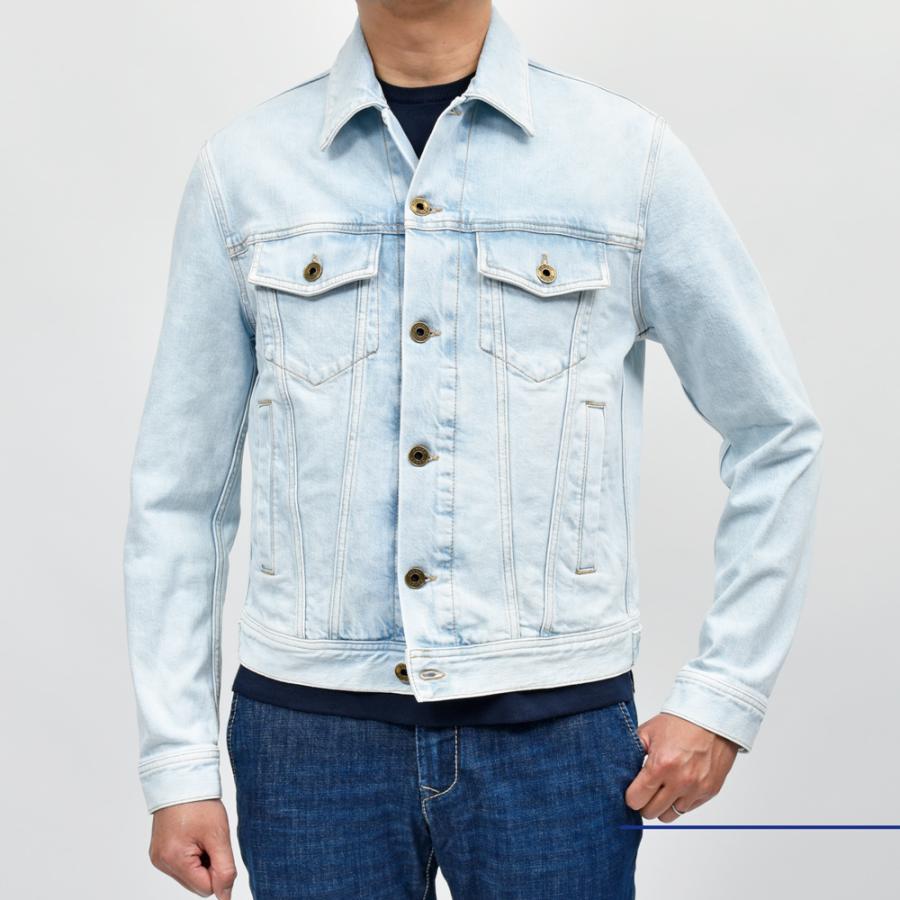 JACOB COHEN（ヤコブ コーエン）ウォッシュドデニムトラッカージャケット 226-31805 54055007052の画像
