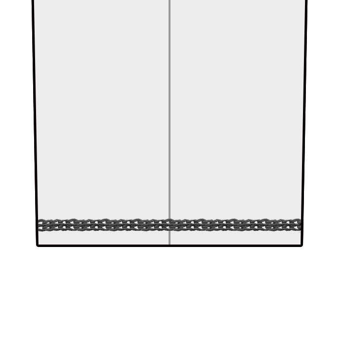 【心斎橋リフォーム提携】PANTS裾　ダブルチェーンステッチ仕上げ | 