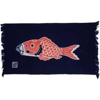 重要無形文化財　郡上本染 テーブルセンター　大　鮎　5匹 重要無形文化財 郡上本染 テーブルセンター 大 鮎 5匹 テーブル