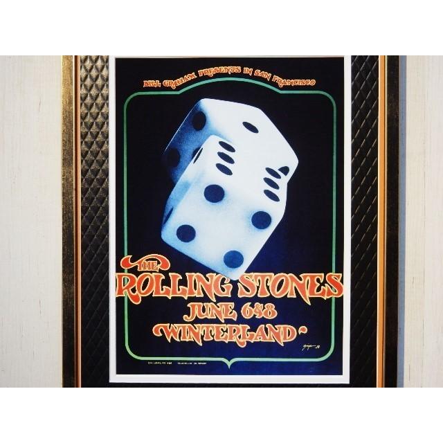 ローリング・ストーンズ/San Francisco 1972/ライブポスター額付/タンブリン・ダイス/tumblin' dice