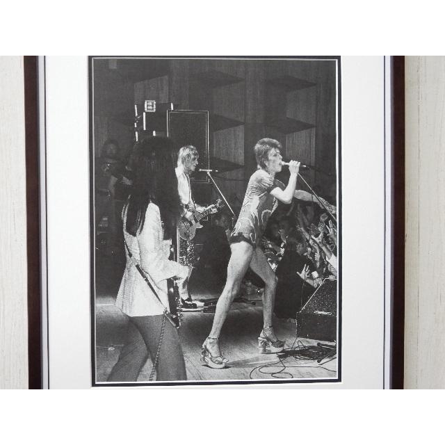 デヴィッド・ボウイ＆ミック/1973/アートピクチャー額装/David Bowie/グラムロック/インテリア/ファッションアイコン/ロックレジェンド｜gumboart-shop｜03
