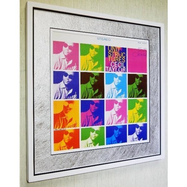 セシル・テイラー/LPジャケット ポスター/Cecil Taylor/Unit Structures/ジャズ アナログ アート/Framed Blue Note ALBUM/ブルーノート