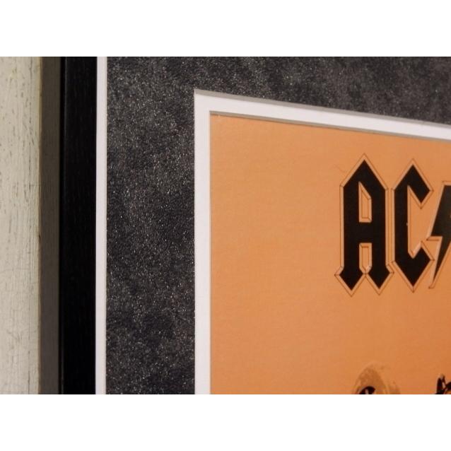 AC/DC/悪魔の招待状/LPジャケット・ポスター額装品/ACDC/アンガス ヤング/ビンテージ・ロック/Framed ACDC/アルバムアート/ハードロック｜gumboart-shop｜03