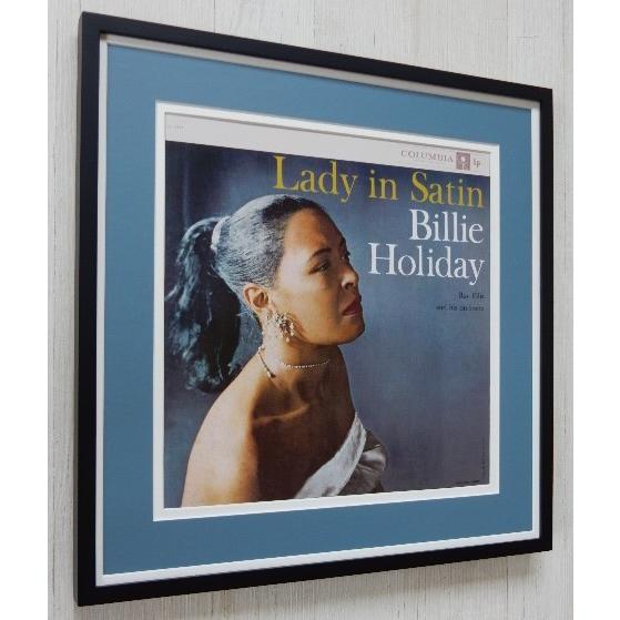 ビリー・ホリデイ/Lady in Satin/名盤LPジャケ・アート・ポスター 額