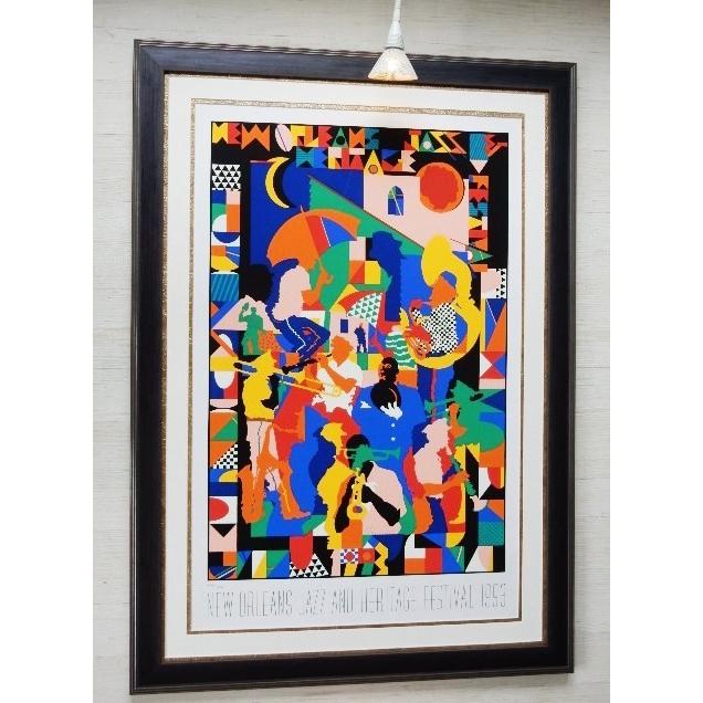 ニューオーリンズ・ジャズ フェス 1993/限定シルクスクリーン ポスター