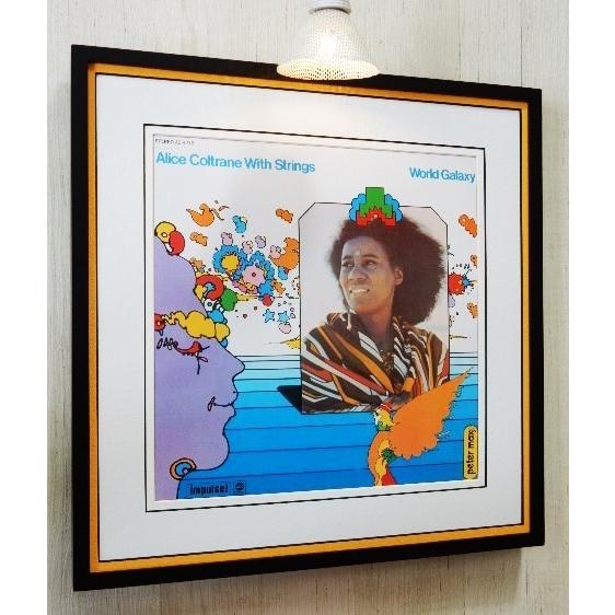 アリス・コルトレーン/ピーター・マックス デザイン/名盤ジャケット・ポスター 額付/Alice Coltrane/Peter Max/Framed Peter Max/アート