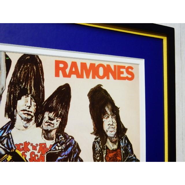 ラモーンズ/ジャケ・ポスター 額付/Rock'n' Roll Radio/The Ramones/ジョーイ・ラモーン/パンク ロック/お店のディスプレイ/音楽/趣味部屋｜gumboart-shop｜03