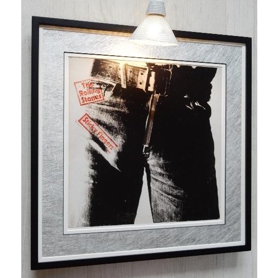 Rolling Stones/名盤 ジャケ ポスター 額装/Sticky Fingers/Andy Rolling Stones/名盤 ジャケ ポスター 額装/Sticky Fingers/Andy