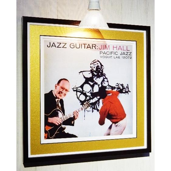 ジム・ホール/ジャズ・ギター/Jazz Album Art Classic/レコジャケ ポスター 額入り/Jim Hall/Jazz Guitar/Framed Jazz Guitar