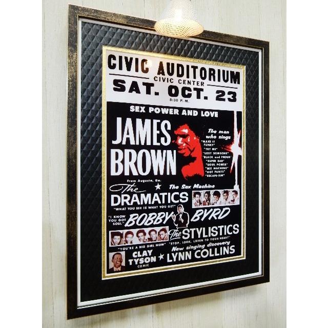 ジェームス・ブラウン/スタイリスティクス/ザ・ドラマティックス/Live Poster’71/James Brown/The Dramatics/Stylistics/Mr.Dynamite｜gumboart-shop｜06