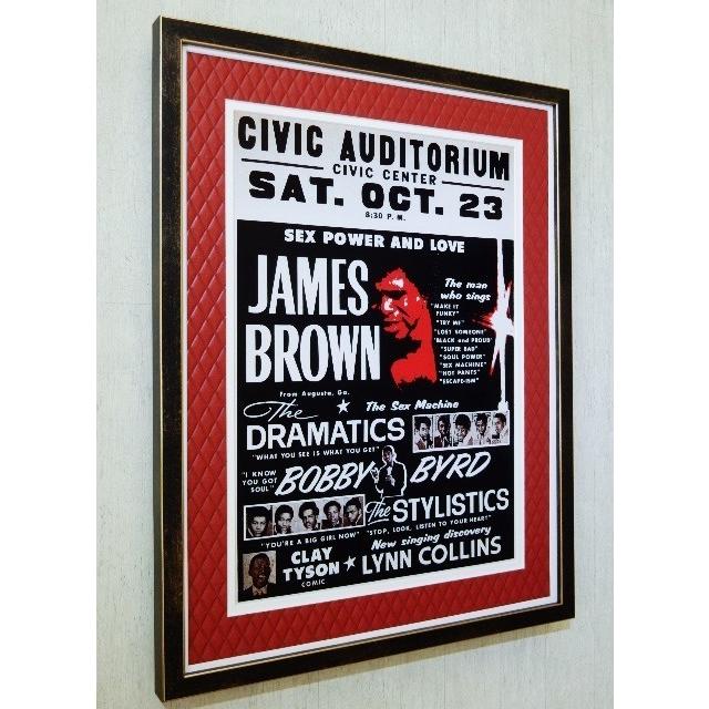 ジェームス・ブラウン/スタイリスティクス/ザ・ドラマティックス/Live Poster’71/James Brown/The Dramatics/Stylistics/Mr.Dynamite｜gumboart-shop｜09