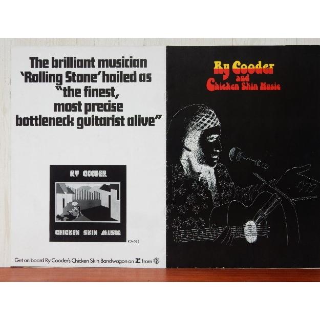 ライ・クーダー/1977 UKツアー プログラム/額装/Ry Cooder and Chicken Skin/Music Framed Ry Cooder '77 Tour Program/スライド ギター｜gumboart-shop｜07