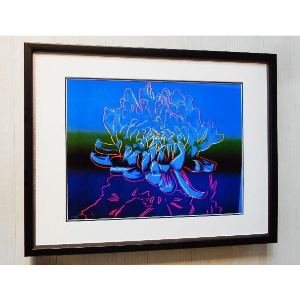 アンディ・ウォーホル/菊/アート・プリント額装品/Andy warhol