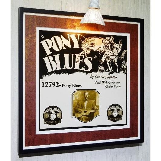 チャーリー・パットン/20s レコード 通販 ポスター 額装/Charley