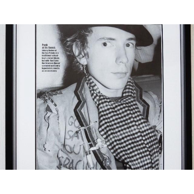 ジョニー・ロットン/アート ピク 額装/Johnny Rotten/Sex