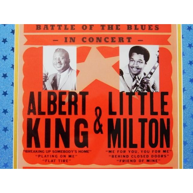 アルバート・キング/リトル・ミルトン/ライブ・ポスター額装品/ブルース/レトロビンテージ/Albert King/Little Milton/Blues Legend Poster｜gumboart-shop｜03