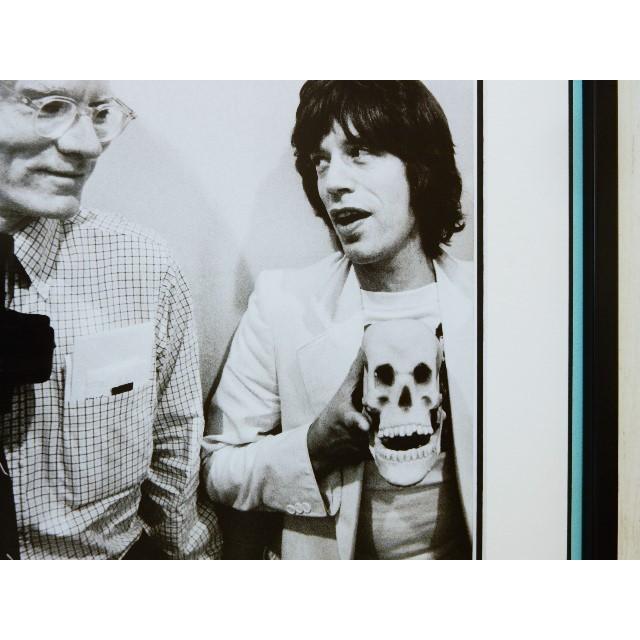 アンディウォーホル　ミックジャガー　額装 ミックジャガー/アンディ・ウォーホル/Warhol's Factory'77