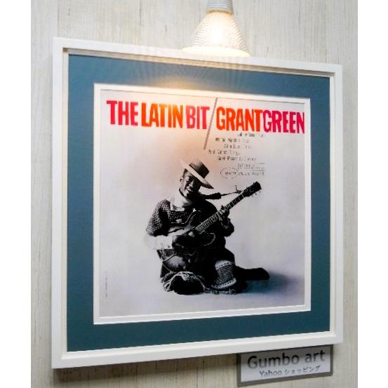 グラント・グリーン/Jazz Guitar Art/レコジャケ ポスター 額装/Grant