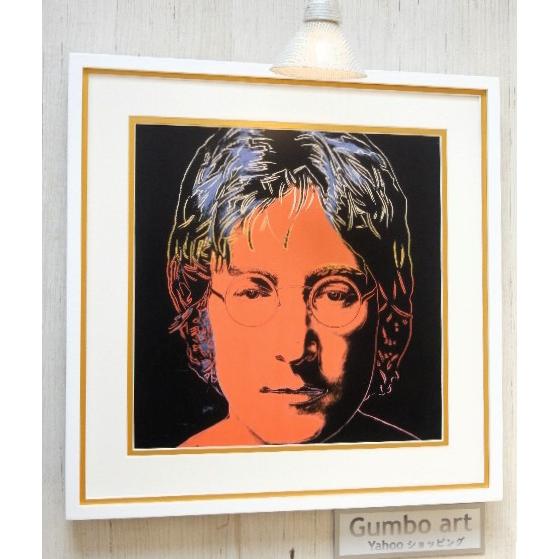 アンディ・ウォーホル - ジョン・レノン　50cm ✖️ 50cm ジョン・レノン/アンディ・ウォーホル/John lennon/Andy Warhol