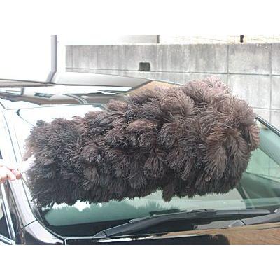 高級毛ばたき　車用　ダチョウの毛羽　2本セット 高級自動車用ダチョウ毛ばたき オーストリッチダスター 等級：特