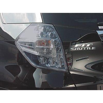 カー用品ホンダ フィットシャトルのテールランプ左右セット フィットシャトル LED EURO テールランプ ハーフスモーク タイプ