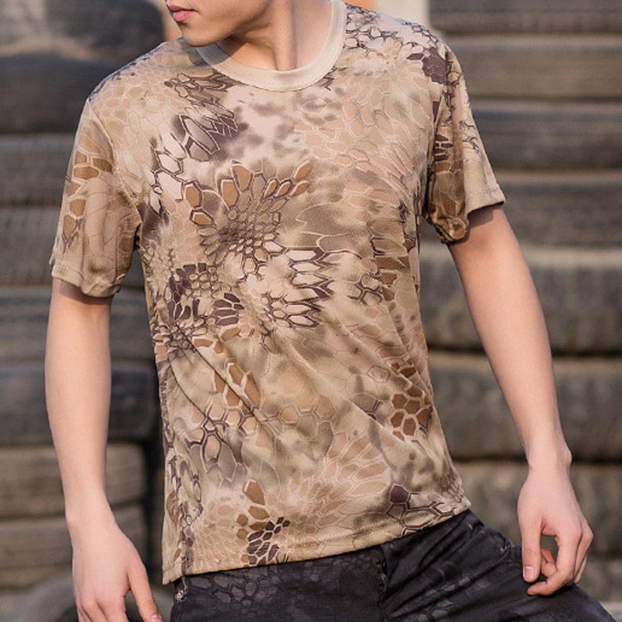 迷彩柄 半袖 Tシャツ メッシュ サバゲー 装備 ハイランダーカーキ |  | 03