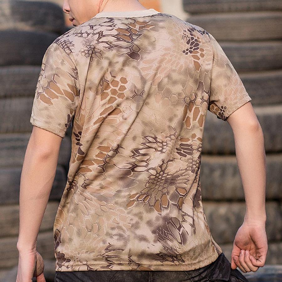 迷彩柄 半袖 Tシャツ メッシュ サバゲー 装備 ハイランダーカーキ |  | 04