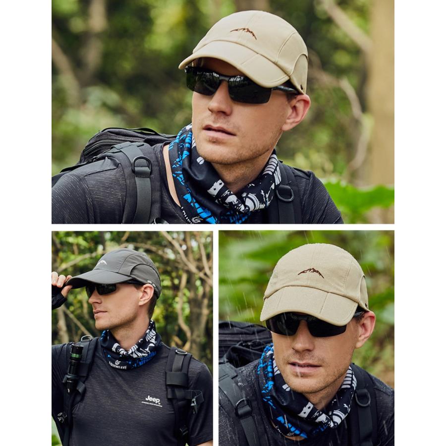 帽子 キャップ 撥水 メンズ 折り畳み ランニング ゴルフ 軽量 UV対策 日よけ |  | 06