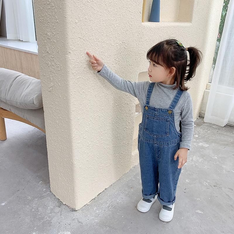 キッズ デニム サロペット ゆったり ワイド オーバーオール 子供服 女の子 男の子 |  | 09