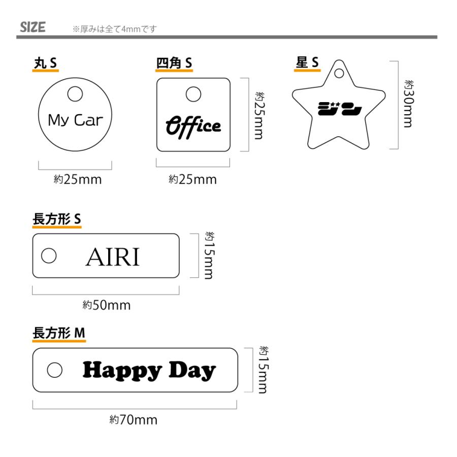 海の 魚 キーホルダー S/Mサイズ スタンダードカット 名入れ 海の