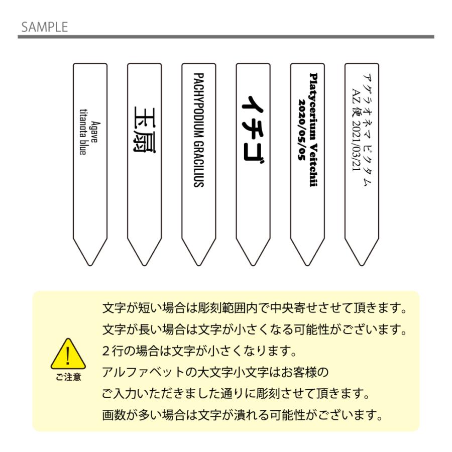 オリジナルプランツタグ　植物ネームプレート　園芸ラベル　ガーデニングラベル　植物タグ｜gungun-shop｜03
