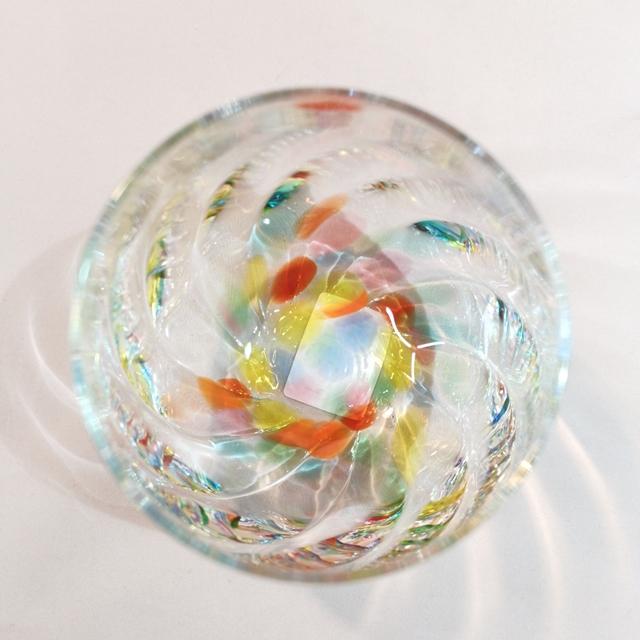 津軽びいどろ　ねぶたあかり　ロックグラスペア 津軽びいどろ ねぶたあかり ロックグラス 彩 iro | 大容量で氷も