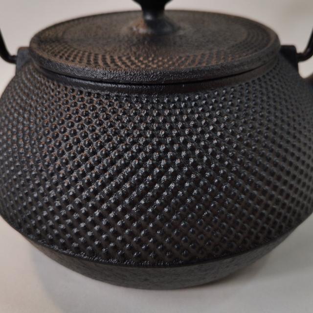 岩鋳（IWACHU） 南部鐵器 鉄瓶 7型アラレ IH対応 黒焼付 : ぐんきんNET