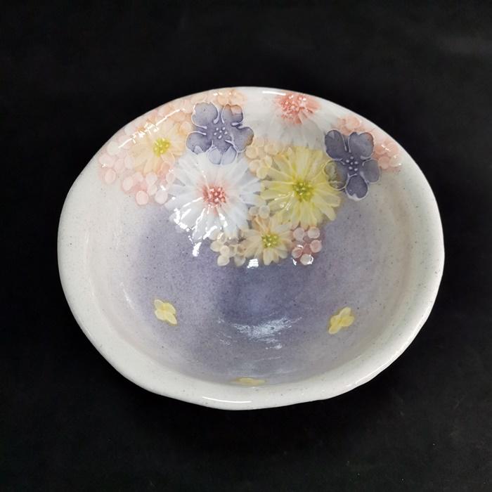 工房ゆずりは 紫花景色 飯碗 : ぐんきんNET-SHOP - 通販 - Yahoo