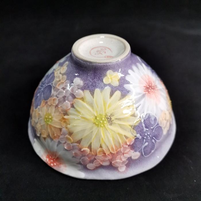 工房ゆずりは 紫花景色 飯碗 : ぐんきんNET-SHOP - 通販 - Yahoo