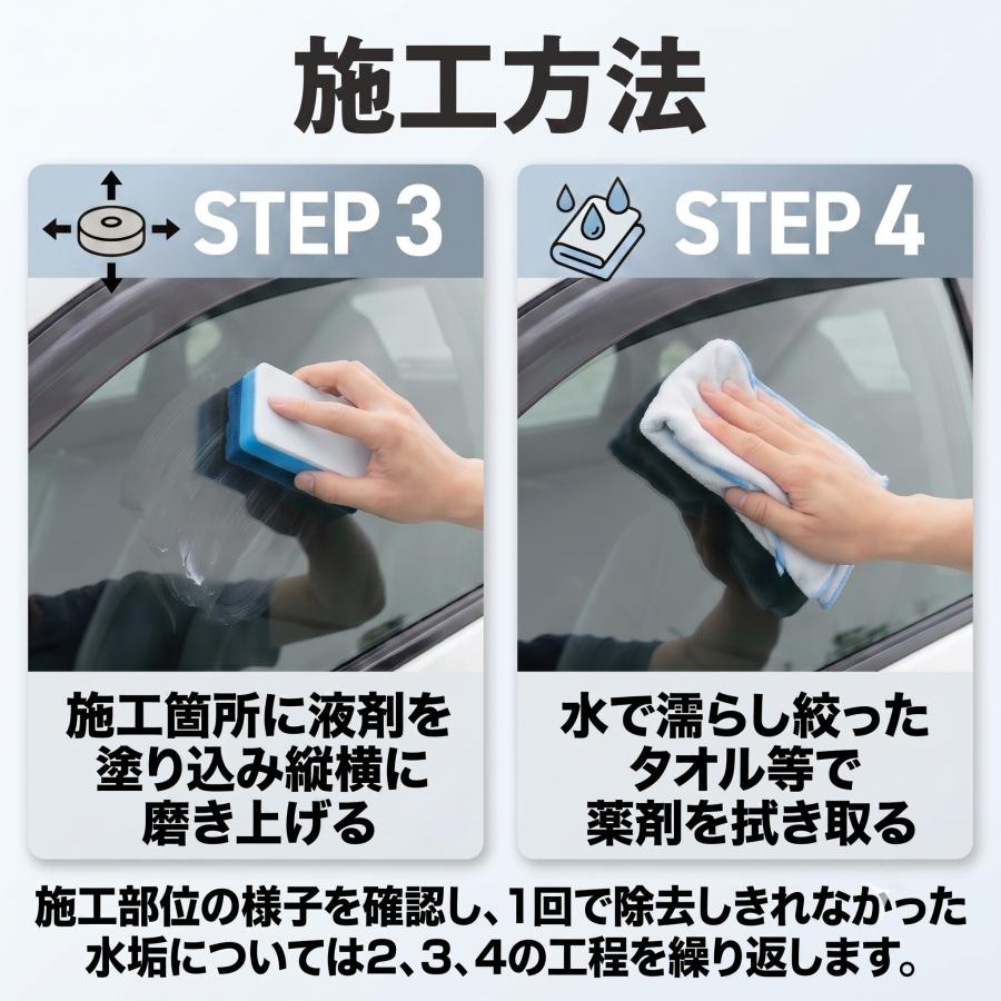 油膜取り ガラスクリーナー KLCB A14 酸化セリウム ウロコ取り 水垢 傷