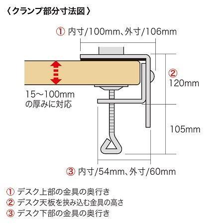 【訳あり品】 サンワサプライ デュアルシステムアーム(キーボード台) CR-LA601 【A2819813623】(14185円)