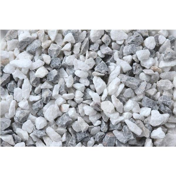 NXstyle 庭園敷砂利 プレシャスグラベル グレー＆ホワイト 約100kg PG-G10 