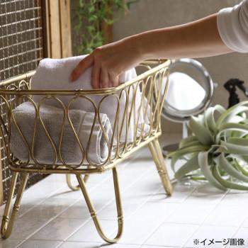 早割クーポン Spice Luxe 脚付きタオルバスケット ゴールド Drdf1280 再再販 Lamaimuaythaicamp Com