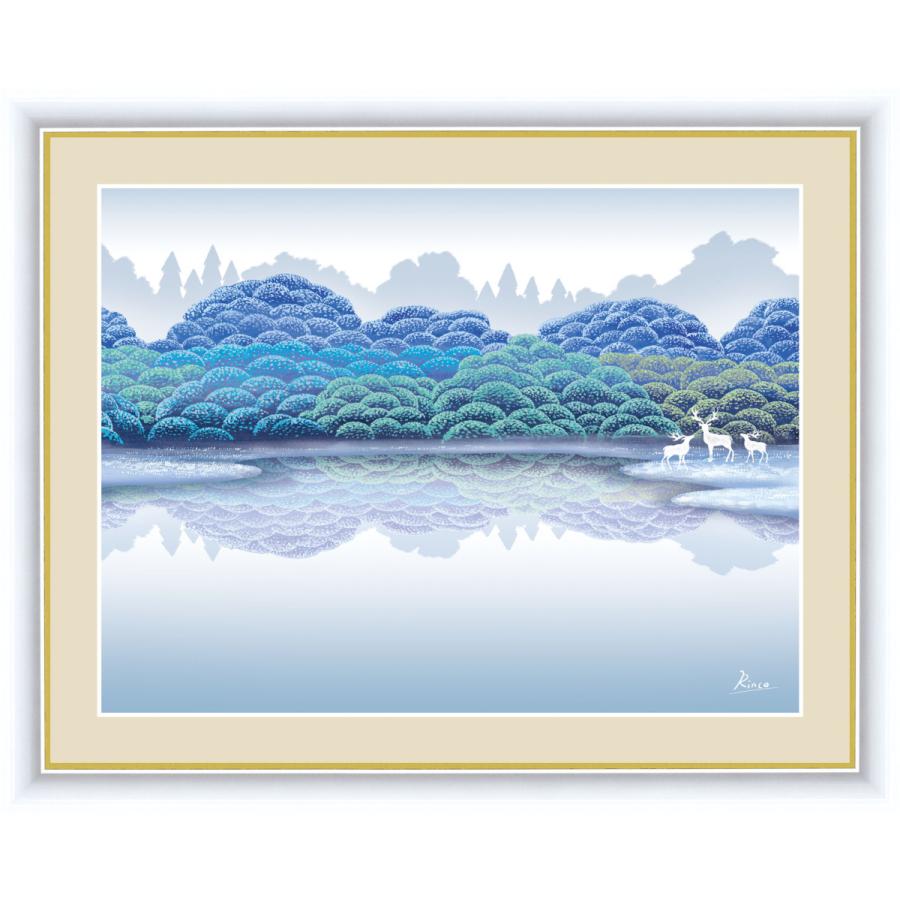 代引き不可　湖畔雨後　-Scenery on the lakeside- 竹内 凛子 F6