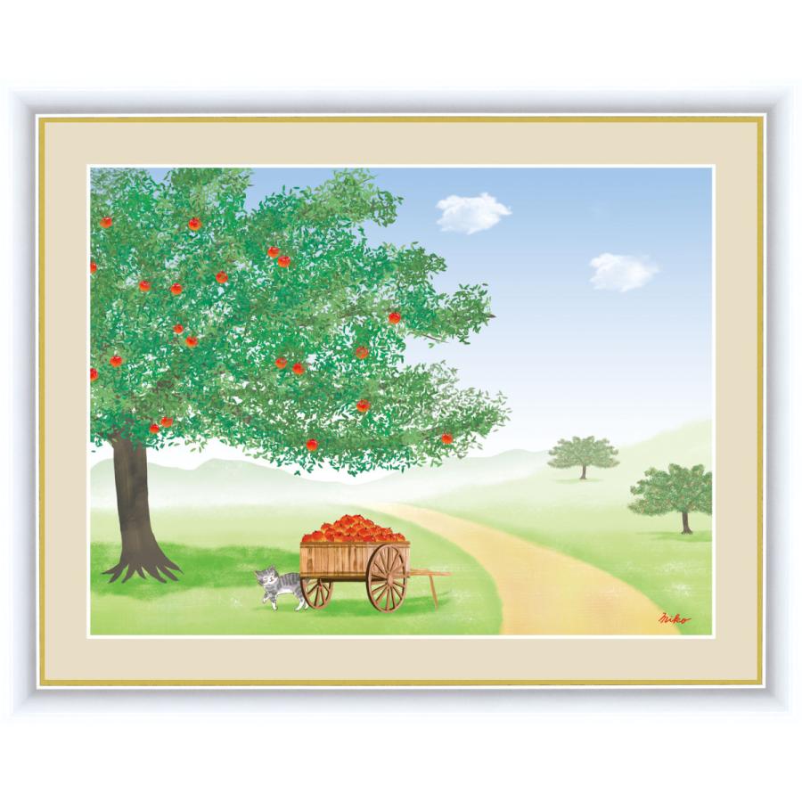 代引き不可　りんごの木　-Landscape with trees- 鈴木　みこと F6