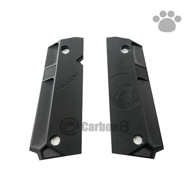 Carbon8 M45シリーズ & HELLCAT4.3共用 FLATグリップパネル ニャンコ